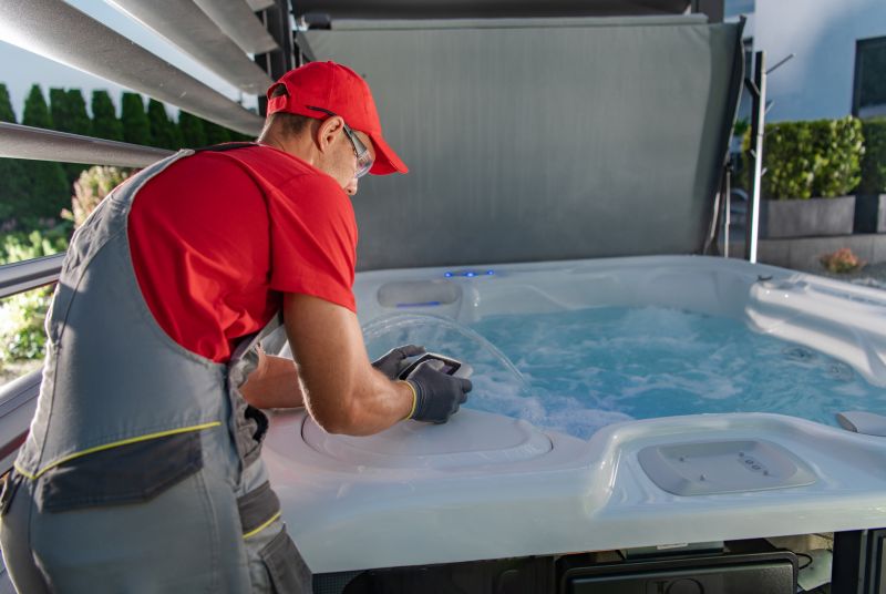 Securing Hot Tub During Installation