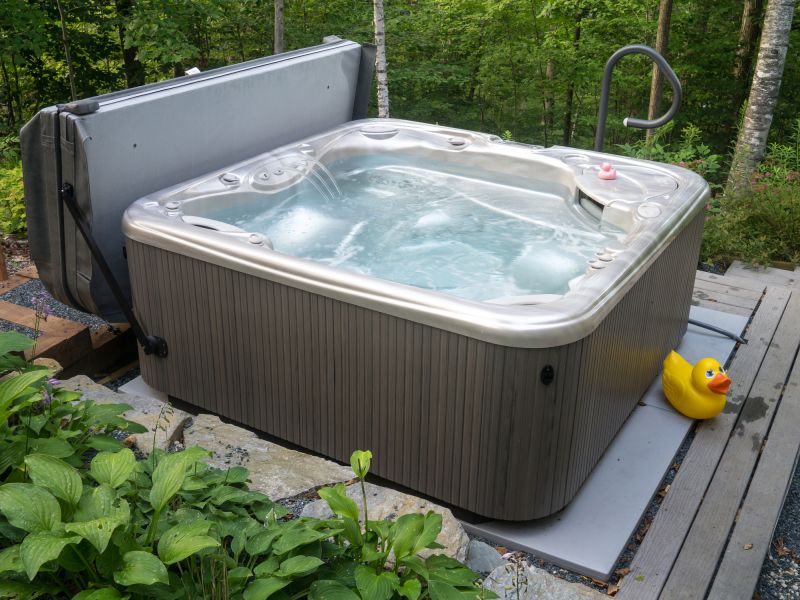 Modern Hot Tub Installation